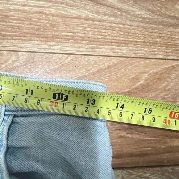 Current Elliot The Vintage Cropped Jeans Size 26 Blue Light Wash Distressed Slim - Picture 6 of 9